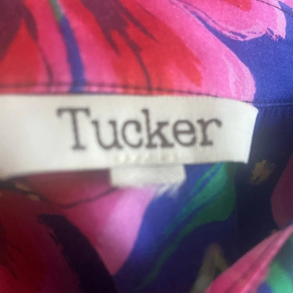 Tucker NYC Sarah Belted Dress Sz XL - Picture 4 of 5